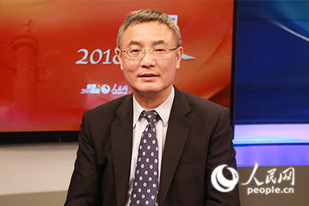 全國人大常委會(huì)副委員長(zhǎng)、民進(jìn)中央主席蔡達(dá)峰(人民網(wǎng)記者王喆 攝)