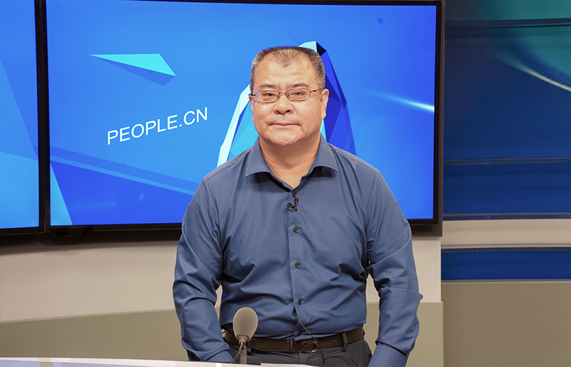 中國東方演藝集團黨委書記、董事長景小勇接受人民網(wǎng)專訪。