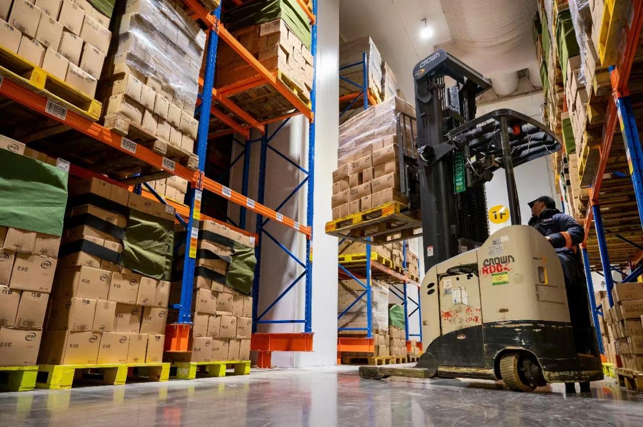 萬(wàn)緯冷鏈南寧園區(qū)。 人民網(wǎng) 嚴(yán)立政攝